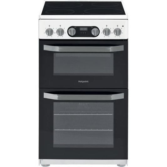 Hotpoint HD5V93CCW/UK Electric Freestanding Double Cooker White