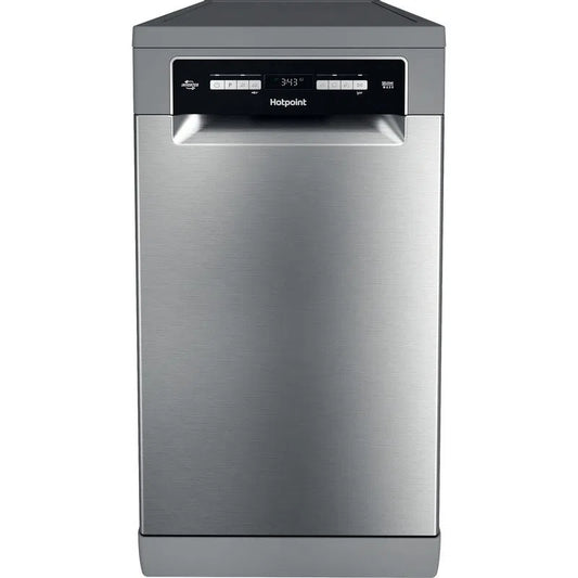 Hotpoint HSFO 3T223 W X UK N Freestanding Dishwasher Stainless Steel