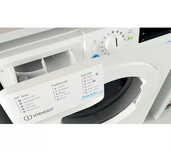 INDESIT BWE 91684X W UK N 9 kg 1600 Spin Washing Machine – White