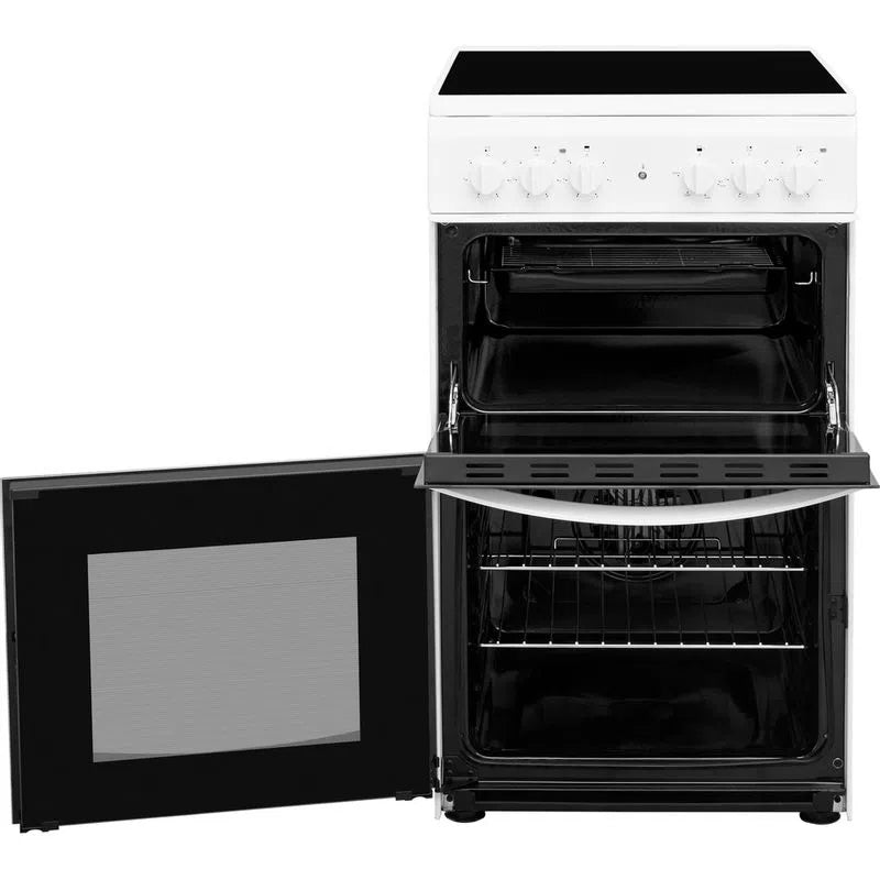 Indesit ID5V92KMW/UK Electric Freestanding Double Cooker 50cm White