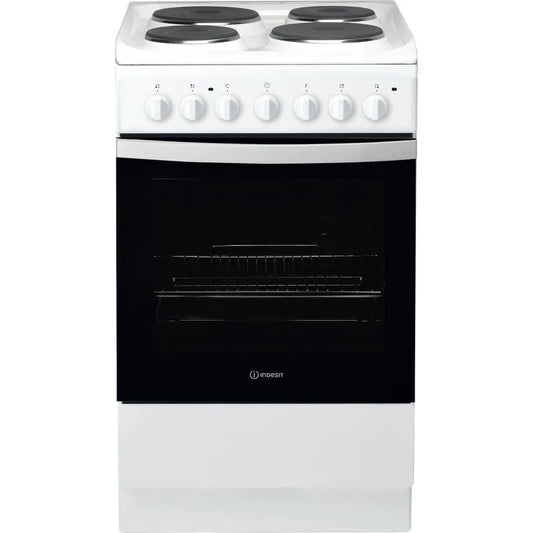 Indesit IS5E4KHW/UK Electric Freestanding Cooker 50cm White