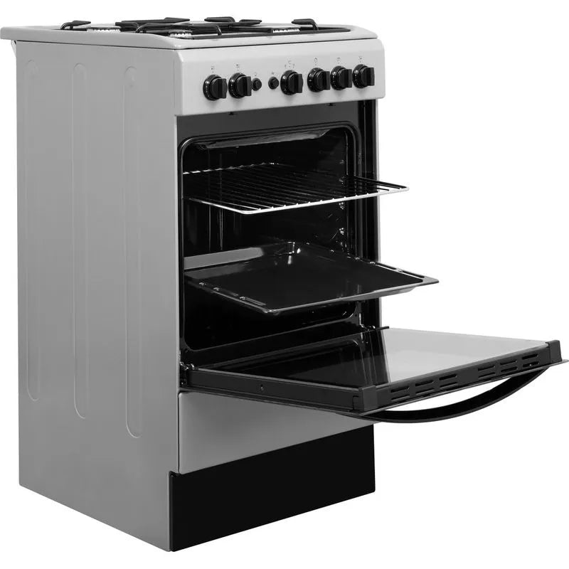 Indesit IS5G1PMSS/UK Gas Freestanding Cooker Silver