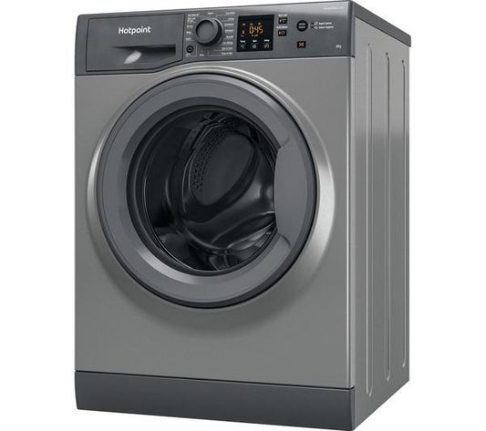 Hotpoint NSWR 845C GK UK N 8 kg 1400 Spin Washing Machine - Graphite