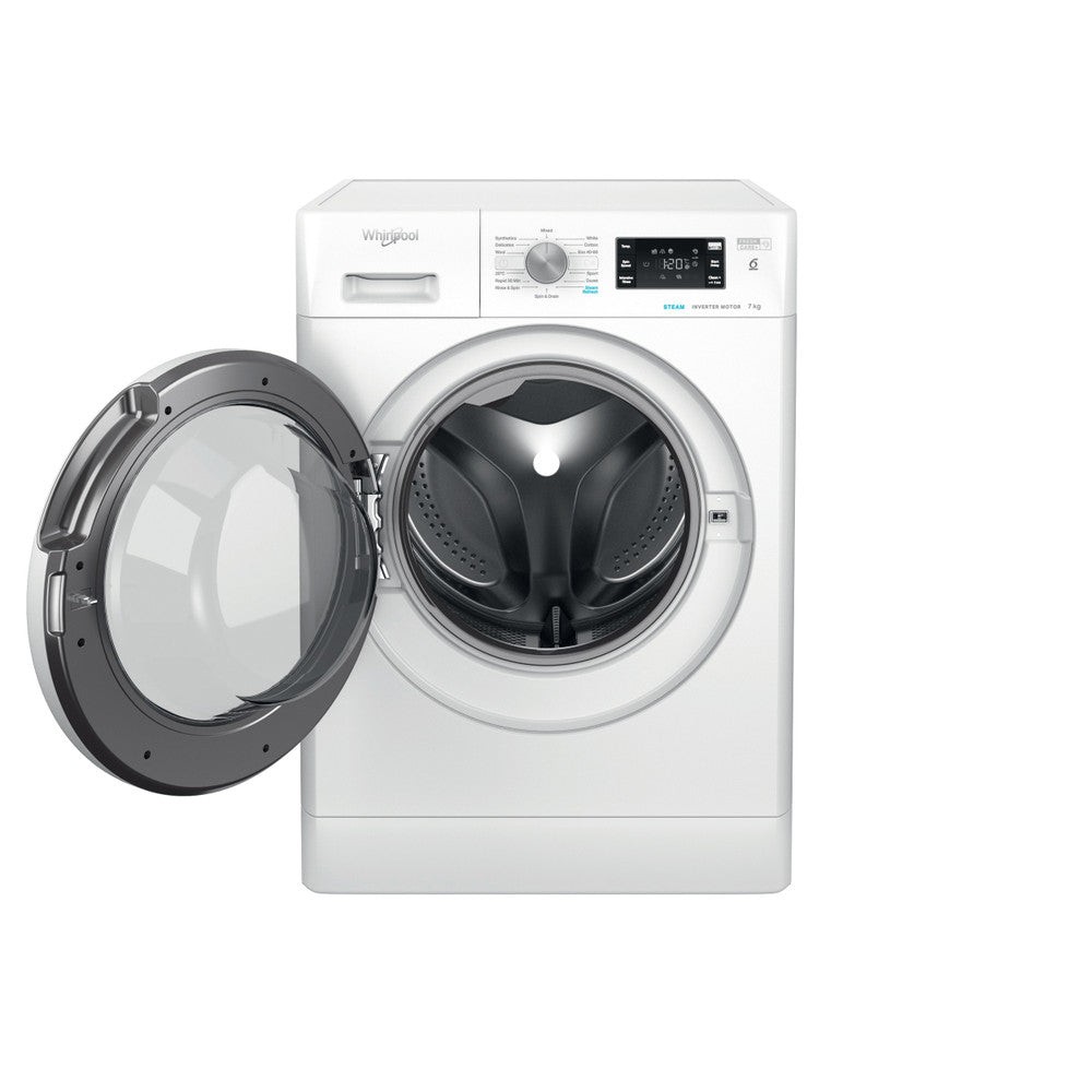 Whirlpool freestanding front loading washing machine: 7,0kg - FFB 7458 WV UK