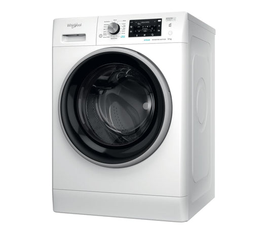 Whirlpool 6th Sense Washing Machine White 9kg 1400rpm A+++ Rated FFD 9489 BSV UK