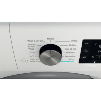 Whirlpool FFWDD1074269BSVUK 10+7KG 1400 RPM Washer Dryer - White