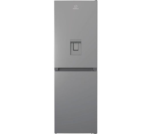 Indesit IBTNF 60182 S AQ (UK) 50/50 Fridge Freezer - Silver