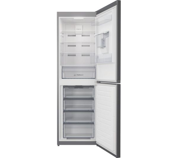 Indesit IBTNF 60182 S AQ (UK) 50/50 Fridge Freezer - Silver