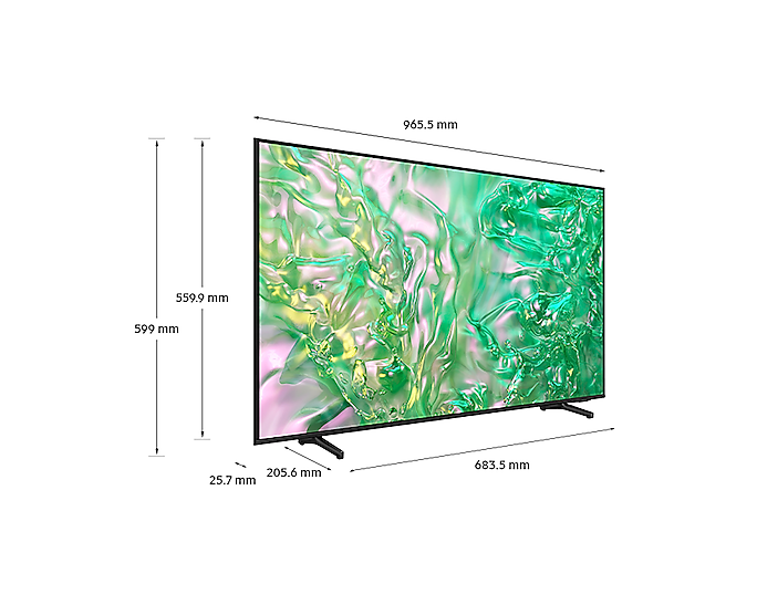 2024 43" DU8000 Crystal UHD 4K HDR Smart TV