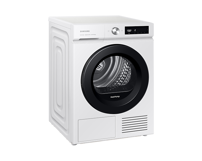 Samsung Bespoke AI™ Series 5+ DV90BB5245AWS1 with OptimalDry™, Heat Pump Tumble Dryer, 9kg