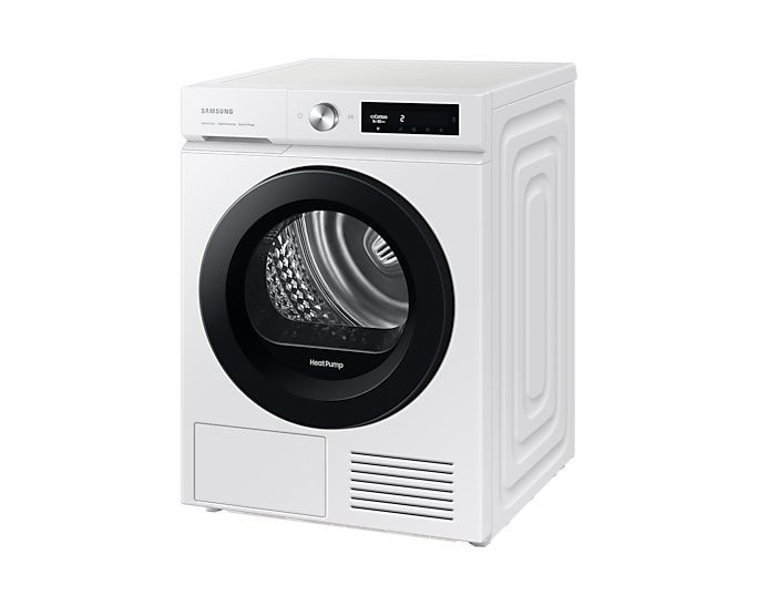 Samsung Bespoke AI™ Series 5+ DV90BB5245AWS1 with OptimalDry™, Heat Pump Tumble Dryer, 9kg