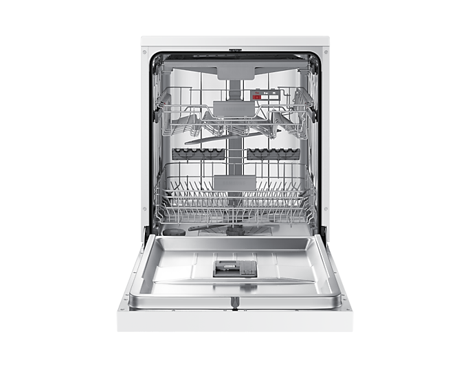 Samsung Series 7 DW60CG550FWQEU Freestanding 60cm Dishwasher, 14 Place Settings, White