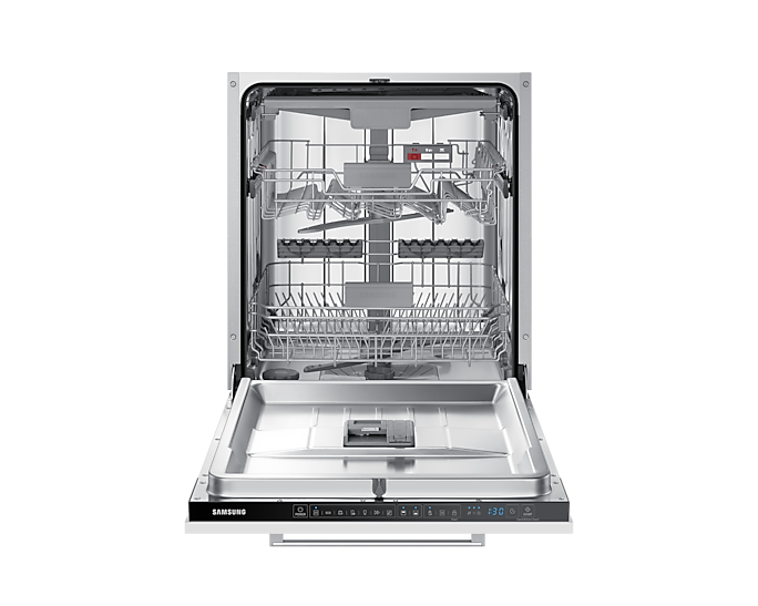 Samsung DW60CG550B00EU Series 7 Built-in 60cm Dishwasher, 14 Place Settings, White