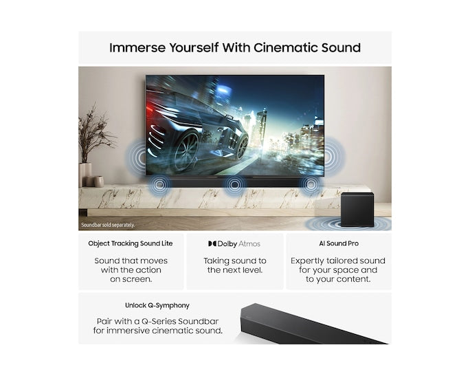 Samsung QE100QN80FUXXU 100" Neo QLED QN80F 4K Vision AI Smart TV (2025)