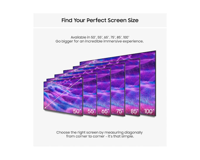 Samsung QE100QN80FUXXU 100" Neo QLED QN80F 4K Vision AI Smart TV (2025)