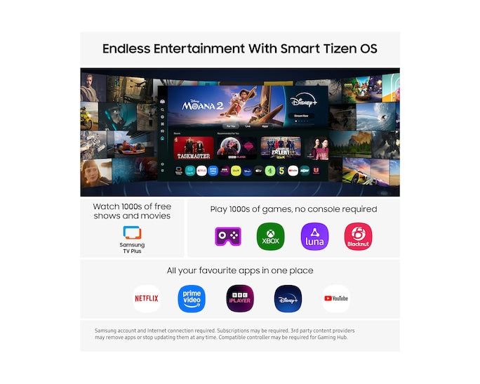 Samsung QE100QN80FUXXU 100" Neo QLED QN80F 4K Vision AI Smart TV (2025)