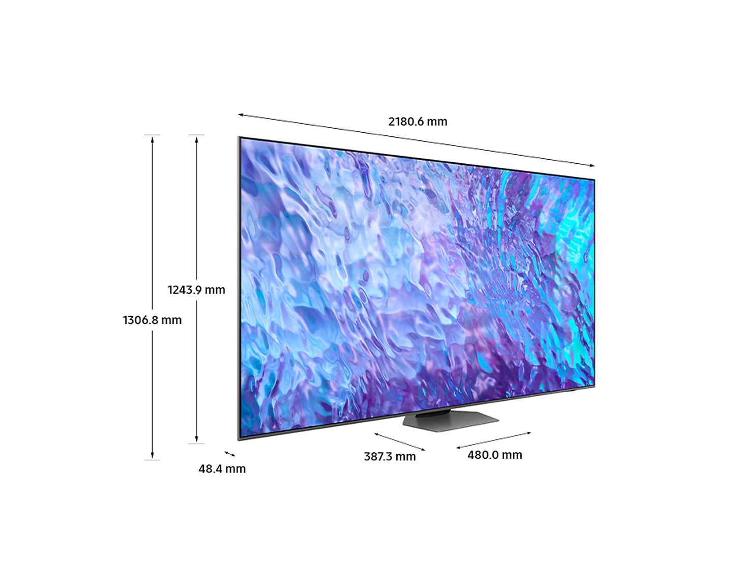 2023 98” Q80C QLED 4K HDR Smart TV