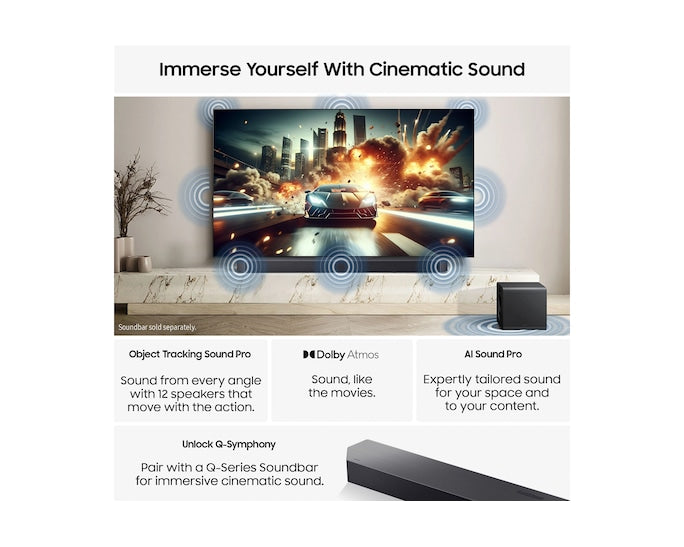 Samsung QE65QN990FTXXU 65" Neo QLED QN990F 8K Vision AI Smart TV (2025)