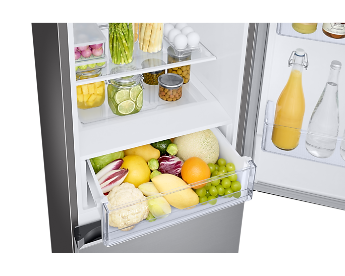 Samsung Series 6 RB34C600ESA/EU Classic Fridge Freezer with SpaceMaxâ™ Technology - Silver