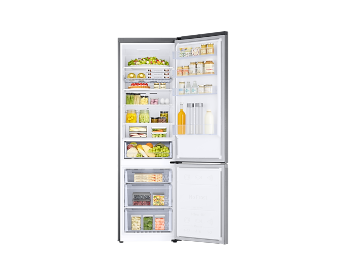 Samsung Series 5 RB38C602CS9/EU Classic Fridge Freezer with SpaceMax™ Technology - Matte Stainless