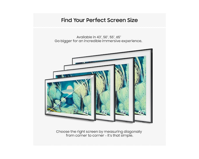 Samsung QE50LS03FAUXXU 50" The Frame QLED 4K Vision AI Smart TV (2025)