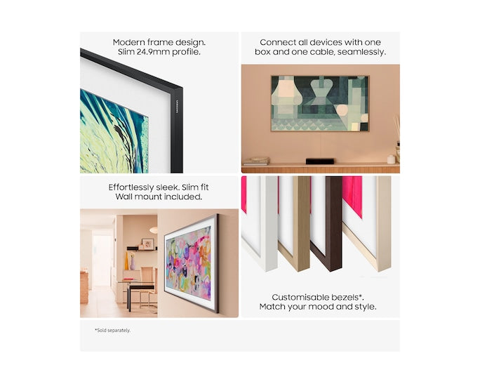 Samsung QE50LS03FAUXXU 50" The Frame QLED 4K Vision AI Smart TV (2025)