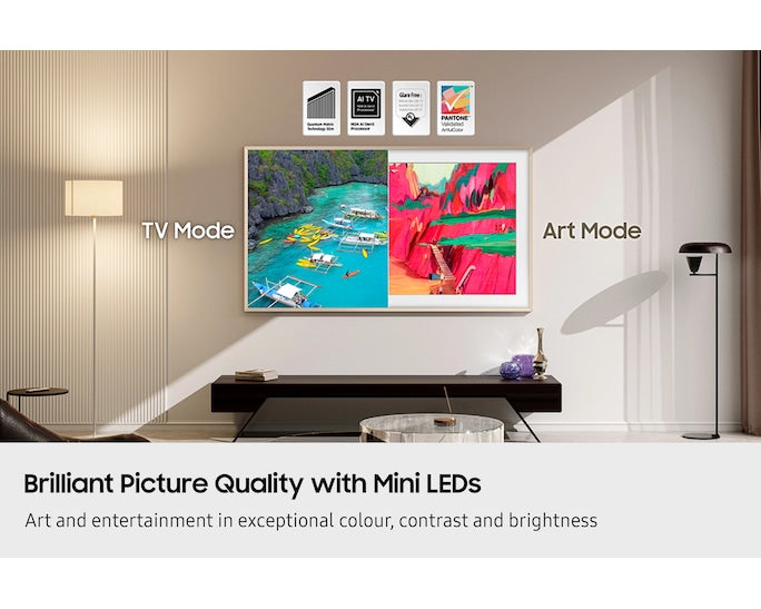 Samsung QE65LS03FWUXXU 65" The Frame Pro Neo QLED 4K Vision AI Smart TV (2025)