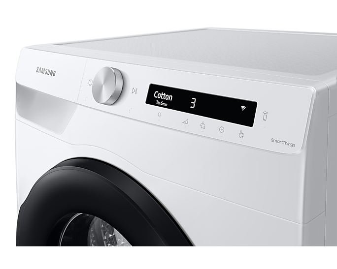 Samsung 9kg Tumble Dryer DV90T5240AW/S1 Series 5+ with OptimalDry™, Heat Pump Tumble Dryer, 9kg