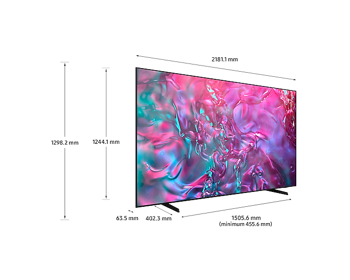 2024 98" DU9000 Crystal UHD 4K HDR Smart TV