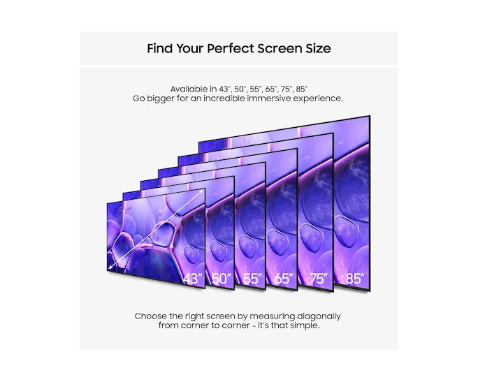 Samsung UE55U8020FKXXU 55" Crystal UHD U8020F 4K Smart TV (2025)