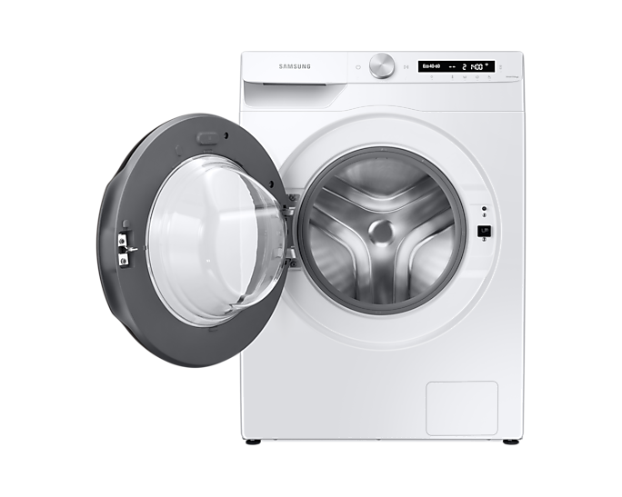 Samsung Series 5+, WW90T534DAN/S1 with ecobubble™, Washing Machine, 9 kg 1400 rpm, Inox