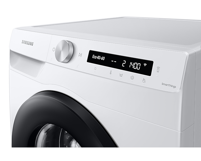 Samsung Series 5+, WW90T534DAN/S1 with ecobubble™, Washing Machine, 9 kg 1400 rpm, Inox