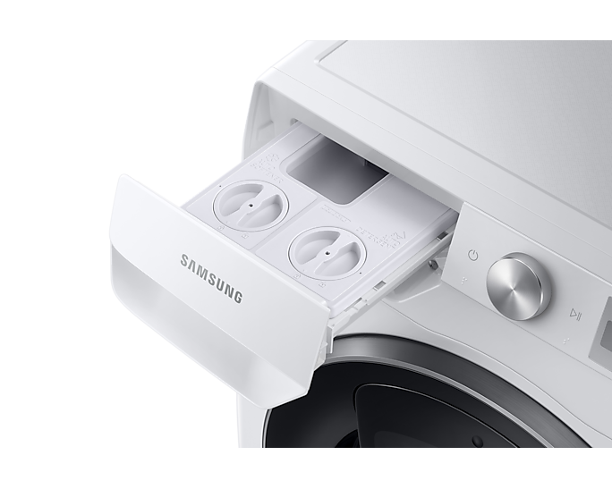 Samsung Series 6+ Auto Dose WW90T684DLH/S1 with EcoBubble™, Washing Machine, 9kg 1400rpm, White