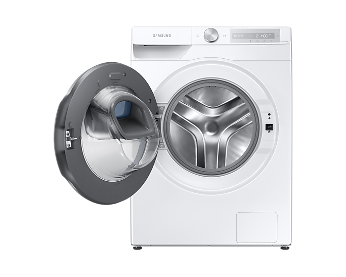 Samsung Series 6+ Auto Dose WW90T684DLH/S1 with EcoBubble™, Washing Machine, 9kg 1400rpm, White