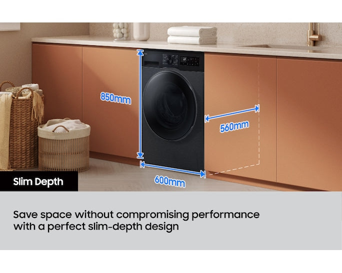 Samsung WD90DG5G34BBEU Slim Depth Washer Dryer Series 5 AI Energy 9KG & 5KG