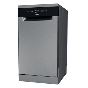 Whirlpool Slimline WF9E2B19XUK Freestanding Dishwasher - Inox