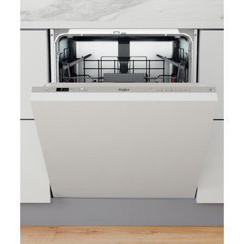 Whirlpool Integrated Dishwasher: in Silver - WIC 3C26 N UK